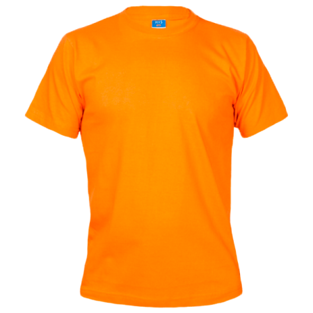 Футболка мужская Плотность 160 гр/кв.м.2 размеры: от XS до 3XL. оранжевая